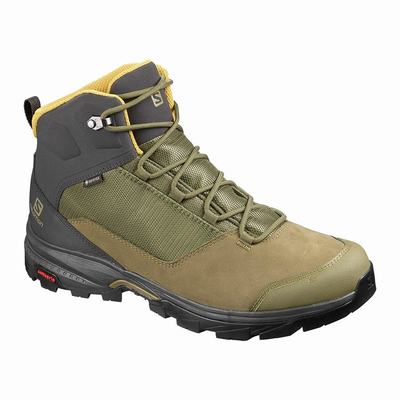 Pánské Turistické Boty Salomon OUTWARD GORE-TEX Olivy Zelené SA53964-213